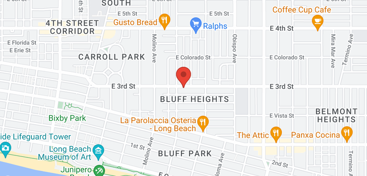 map of 2844 3rd #310 Long Beach, CA 90814